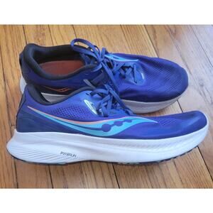 Mens Saucony Guide 15 Saphire/Black Running Shoes Size 13 US EUR 48